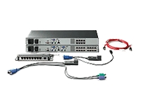 HP Server Console Switch - Monitor/keyboard/mouse switch - 16 ports - 1 U - rack-mountable