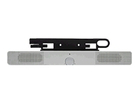 HP Silver Flat Panel Speaker Bar - PC multimedia speakers - 2 Watt (Total)