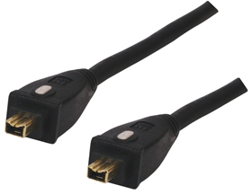 Unbranded HQ - Firewire 4 Pin Male to Firewire 4 Pin Male Connection Cable - 1.8 Meter - Ref. HQCC-270