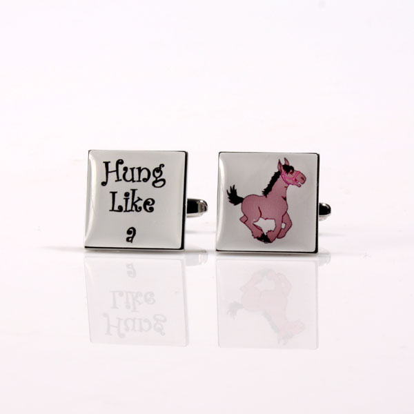 Unbranded Hung Like a Horse Personalised Cufflinks