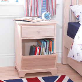 Unbranded Hunter Bedside Cabinet - SAVE 35 per cent