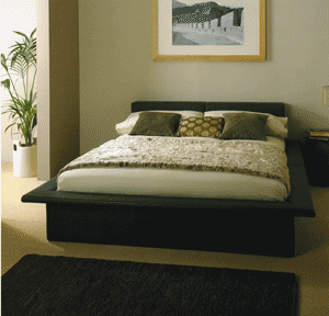 Hyder- New York- 4FT 6" Leather Bed