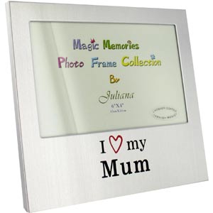 Unbranded I Love My Mum Aluminium Photo Frame