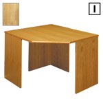 (I) Scandinavian Real Wood Veneer Corner Table-Oak