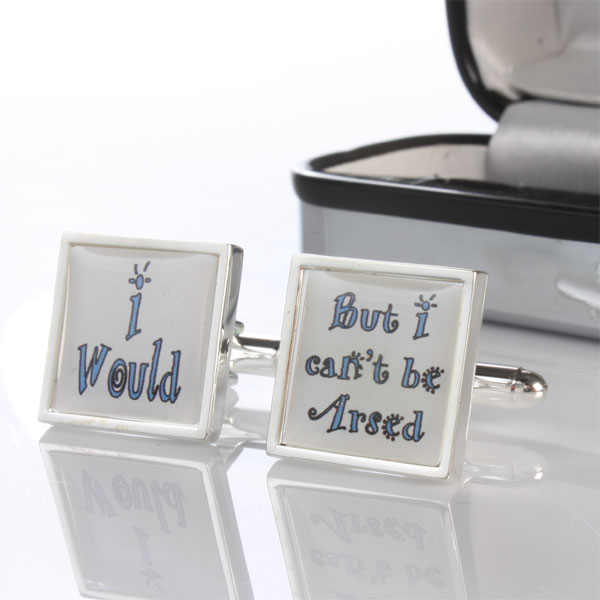 Unbranded I Would But I Cant Be Arsed Cufflinks Non