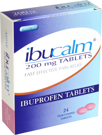 Unbranded Ibucalm 24 Tablets 200mg