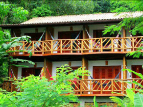 Unbranded Ilha Grande ecolodge accommodation, Brazil