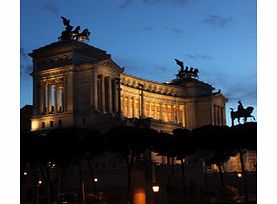 Experience the beauty of the Eternal City by night. Rome takes on a special personality in the evening when all her famous landmarks are beautifully illuminated.