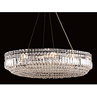 Unbranded IMCE09192 12 - Chrome and Crystal Chandelier