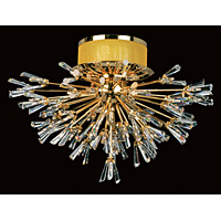 Unbranded IMCEH08917 43G - Gold and Crystal Ceiling Light