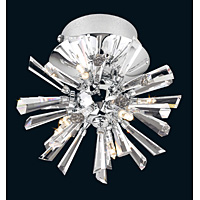 Unbranded IMCEH08917 6W - Chrome and Crystal Ceiling Light