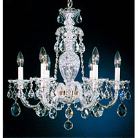 Unbranded IMCS02994 - 6 Light Clear Crystal Chandelier
