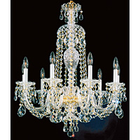 Unbranded IMCS02996 - 9 Light Clear Crystal Chandelier