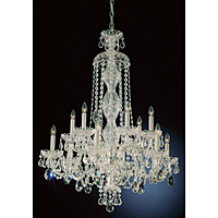 Unbranded IMCS02997 - 12 Light Clear Crystal Chandelier