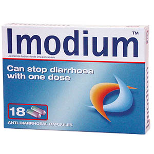 Can stop diarrhoea with one dose. Stops diarrhoea
