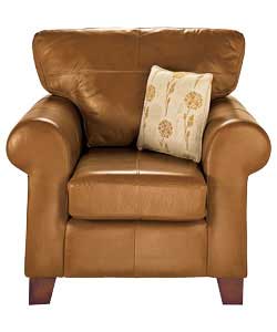 Imperia Leather Chair - Tan