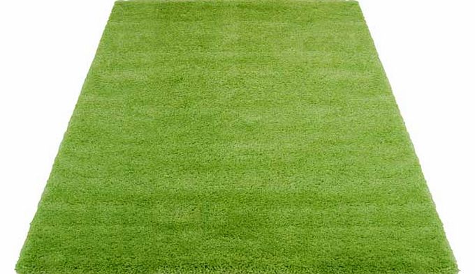Unbranded Imperial Shaggy Rug - Green - 160 x 230cm