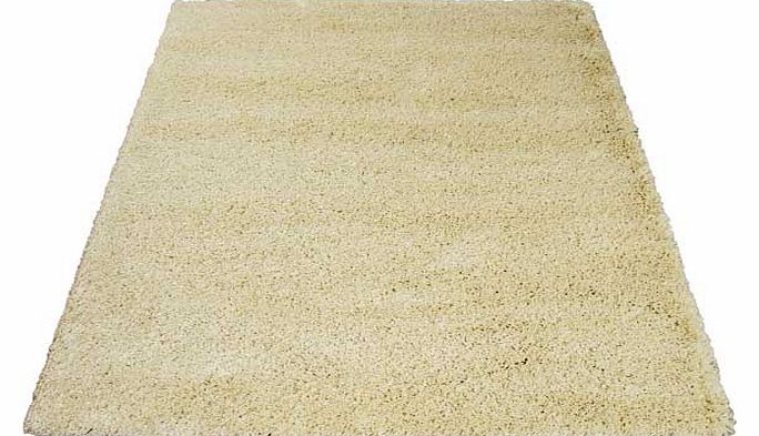 Unbranded Imperial Shaggy Rug - Ivory - 120 x 160cm
