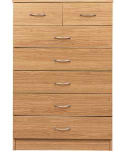 Unbranded Impressions 5   2 Drawer Chest - Oak