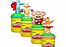 Each of the characters from In The Night Garden come posed on top of a 3-ounce can of colourful Play-Doh, with a fun-shaped stamp in their base. Includes Igglepiggle, Makka Pakka, Upsy Daisy and the Tombliboos. Ages years 3+