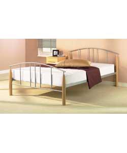Unbranded Inca Double Bedstead with Pillow Top Mattress