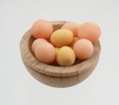 Individually Handcrafted Bowl of Eggs