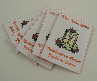 Individually Handcrafted Cake Shop Bags on String