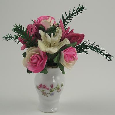 Individually Handcrafted Roses & Lilies in Pink