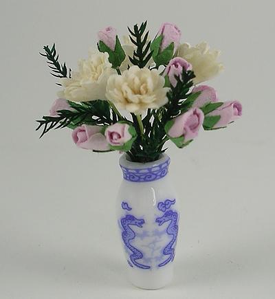 Individually Hnadcrafted Miniature Vase of Lilac
