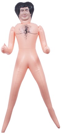 Hiya, handsome!  Meet Bernard the Blow up Bloke.  This blow up doll doesn`t have any dirty habits