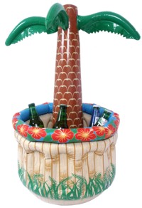 Inflatable: Palm Tree Table-Top Cooler
