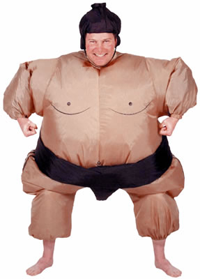 The Inflatable Sumo Costume is probably the funnie