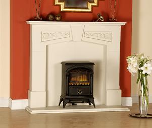 Traditional Suite Fireplace
Cream Stone Effect
No cut out for fire solid back panel