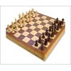 Unbranded Inlaid Wood Chess Tablette Set - King Height 3`