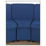 Inside Curve Reception Chair - Royal Blue
