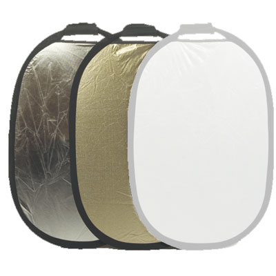 Unbranded Interfit Easy Grip Reflector Gold / Silver