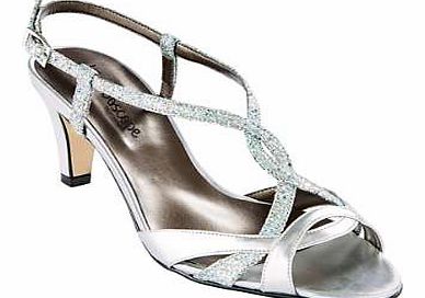 Pretty and sparkly Italian sandals. Designed to enhance any evening dress. Sandals Features: Upper: Textile Lining/sock: Other materials Outer sole: Other materials Heel height approx. 6 cm (2 ins)