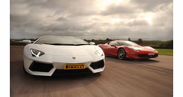 Try to tame two Italianstallions at Thruxton, the fastest circuit in the UK. Youll be able to drive two of the best current supercars from arch rivals Ferrari and Lamborghini. The Ferrari 458 Italia and Lamborghini Aventador are their most technolog