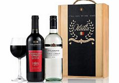 Enjoy the best of both with this brilliant Italian wine gift box. Presented in a stylish and smart wooden box, this delightful treat includes two delicious and versatile wines - one red and one white! Please see the Important Information tab for a fu