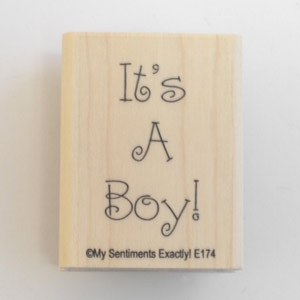 Unbranded Its A Boy Stamp