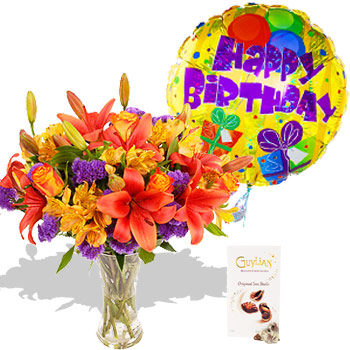 Unbranded Its Your Birthday Gift Set - flowers