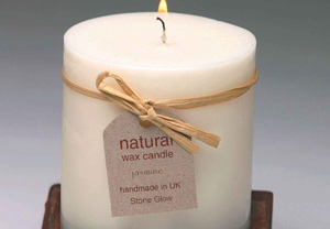 Unbranded Jasmine Natural Wax Candle