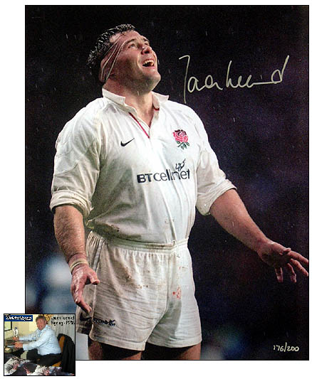Jason Leonard MBE, is quite simply an England Rugby legend.His first appearance was in 1990 and he w