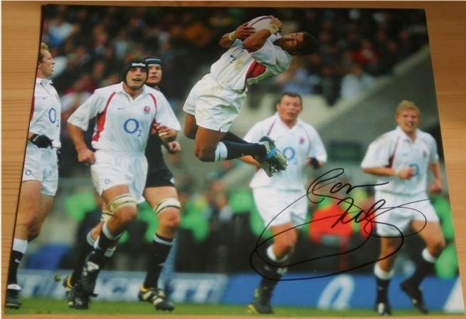 Signed in black pen by the current England rugby captain and World Cup Winner. COA - 0450000020