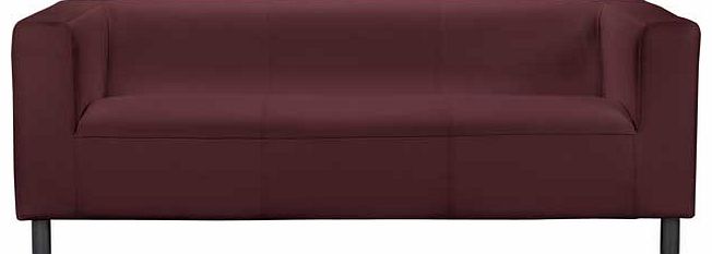 Unbranded Jasper Fabric Regular Sofa - Plum