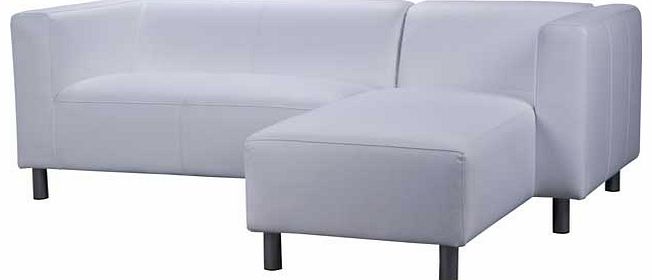 Unbranded Jasper Fabric Right Hand Corner Sofa Group - White