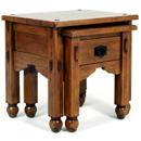 Java Collection dark wood nest of tables furniture