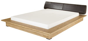 Jaybe- Latitude- 4FT 6&quot; Upholstered Wooden bed- Bedstead