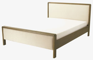 Jaybe- Monsoon- 4FT 6&quot; Upholstered Wooden bed- Bedstead