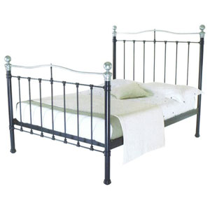 Jaybe- The Bronte- 4FT 6&quot; Double Metal Bedstead
